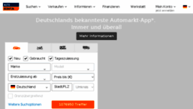 What Autosout24.de website looked like in 2018 (5 years ago)