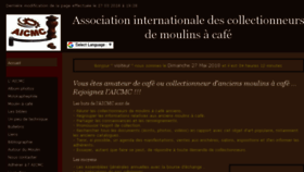 What Aicmc.fr website looked like in 2018 (5 years ago)