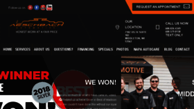What Aeschbachautomotive.com website looked like in 2018 (5 years ago)