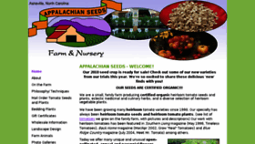 What Appalachianseeds.com website looked like in 2018 (5 years ago)