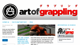 What Artofgrappling.com website looked like in 2018 (5 years ago)