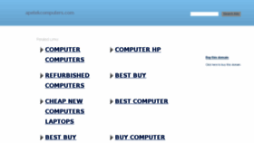 What Apetekcomputers.com website looked like in 2018 (5 years ago)