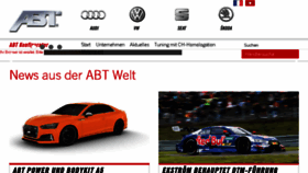 What Abt-sportsline.ch website looked like in 2018 (5 years ago)