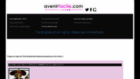 What Avenirfacile.com website looked like in 2018 (7 years ago)