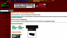 What Artofireland.com website looked like in 2018 (5 years ago)