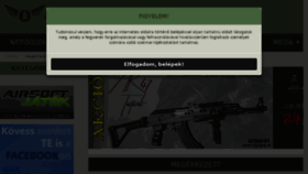 What Airsoftgun.hu website looked like in 2018 (5 years ago)