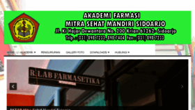 What Akfarmitseda.ac.id website looked like in 2018 (5 years ago)