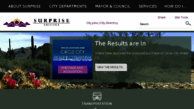 What Az-surprise2.civicplus.com website looked like in 2018 (5 years ago)