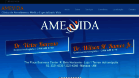 What Amevida.com.br website looked like in 2018 (5 years ago)