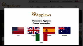 What Applaws.com website looked like in 2018 (5 years ago)