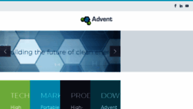 What Advent-energy.com website looked like in 2018 (5 years ago)