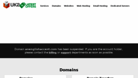 What Anenglishaccent.com website looked like in 2018 (5 years ago)