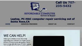 What Affordablecomputersr.com website looked like in 2018 (5 years ago)