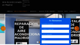What Aireacondicionadoenmadrid.es website looked like in 2018 (5 years ago)