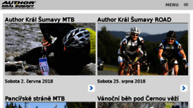 What Authorkralsumavy.cz website looked like in 2018 (5 years ago)