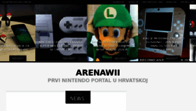 What Arenawii.com website looked like in 2018 (5 years ago)