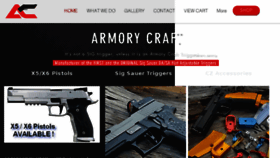 What Armorycraft.com website looked like in 2018 (5 years ago)