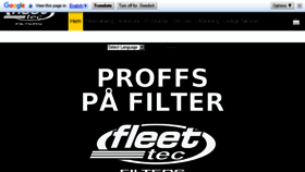 What Allafilter.se website looked like in 2018 (5 years ago)
