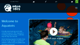 What Aquatots.com.au website looked like in 2018 (5 years ago)