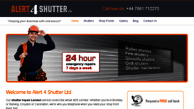 What Alert4shutter.co.uk website looked like in 2018 (5 years ago)