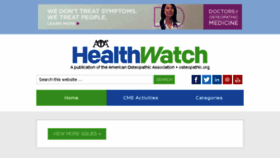 What Aoa-healthwatch.org website looked like in 2018 (5 years ago)