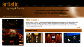 What Artisticlightingcorp.com website looked like in 2018 (5 years ago)
