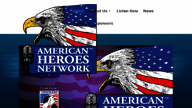 What Americanheroesnetwork.com website looked like in 2018 (5 years ago)