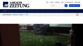 What Aargauer-zeitung.ch website looked like in 2018 (5 years ago)