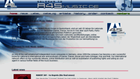 What A45music.de website looked like in 2018 (5 years ago)
