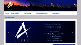 What Acrel.org website looked like in 2018 (5 years ago)