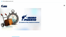 What Aeropuerta.net website looked like in 2018 (5 years ago)