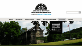 What Arkansaspreservation.com website looked like in 2018 (5 years ago)