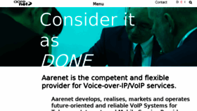 What Aarenet.com website looked like in 2018 (5 years ago)