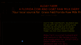 What Aldayfarm.com website looked like in 2018 (5 years ago)