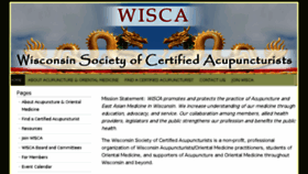 What Acupuncturewisconsin.org website looked like in 2018 (5 years ago)