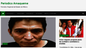 What Amaqueme.mx website looked like in 2018 (5 years ago)