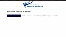 What Alexandertechnique.net.au website looked like in 2018 (5 years ago)