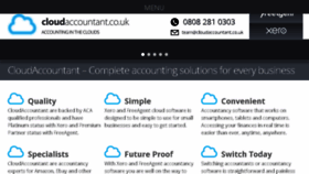 What Accountingintheclouds.co.uk website looked like in 2018 (5 years ago)