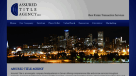 What Assuredtitleagency.com website looked like in 2018 (7 years ago)