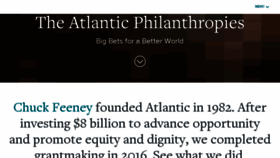 What Atlanticphilanthropies.org website looked like in 2018 (5 years ago)