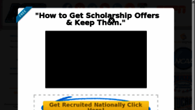 What Athleticscholarshipcorp.com website looked like in 2018 (5 years ago)