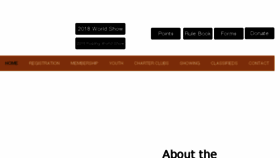 What Americanbuckskin.org website looked like in 2018 (5 years ago)