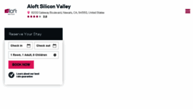 What Aloftsiliconvalley.com website looked like in 2018 (5 years ago)
