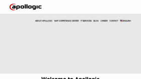 What Apollogic.com website looked like in 2018 (5 years ago)