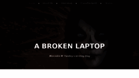 What Abrokenlaptop.com website looked like in 2018 (6 years ago)