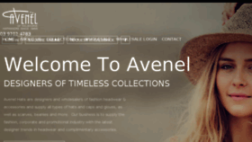 What Avenelhats.com website looked like in 2018 (5 years ago)