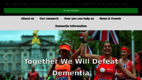What Alzheimers-brace.org website looked like in 2018 (5 years ago)