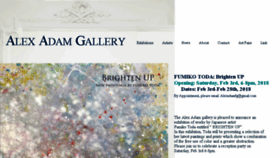 What Alexadamgallery.com website looked like in 2018 (5 years ago)