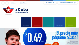 What Acuba.com website looked like in 2018 (5 years ago)