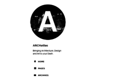 What Archatlas.net website looked like in 2018 (7 years ago)
